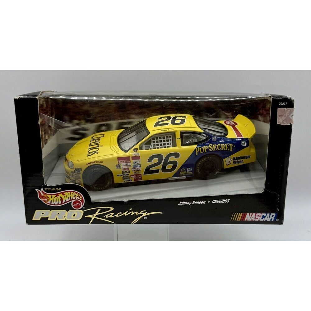 1997 Hot Wheels Racing Johnny Benson Cheerios #26 Ford NASCAR 1:24 Scale Diecast
